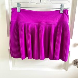 Pleaded Tennis Skirt in Violet by Lululemon.